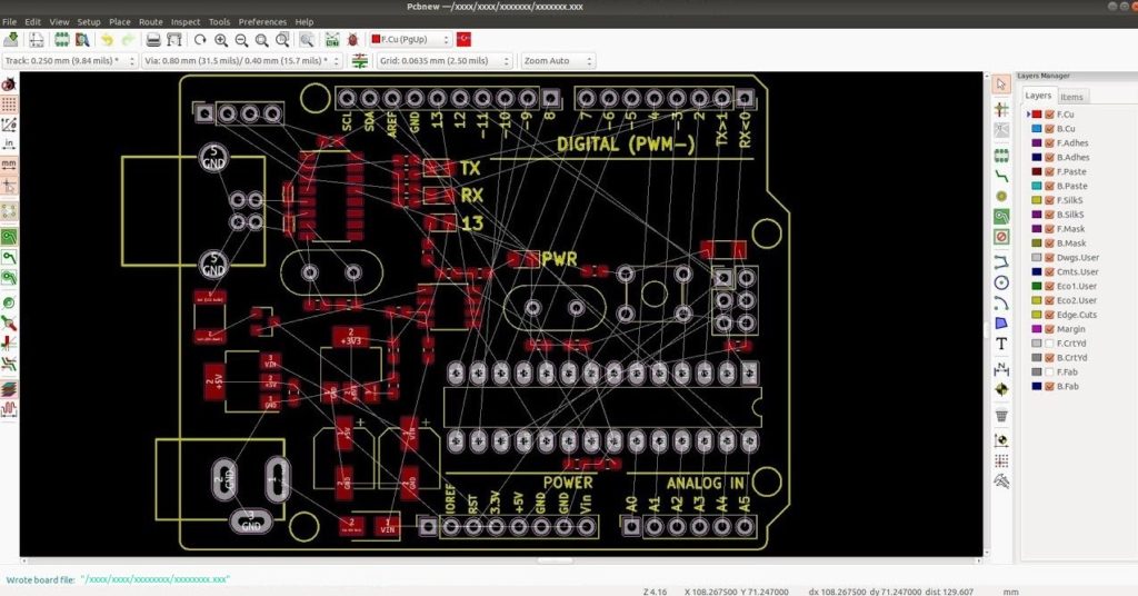 component placement arduino